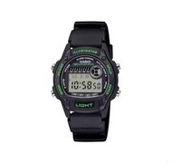 Casio W-220H-1A3VDF Orologio Digitale Unisex Cassa 37mm Cinturino in Resina Nera Dual Time, Cronometro, Sveglia, Luce LED, Impermeabile fino a 50 metri