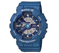 Casio Women's Baby-G BA110DC-2A2 Blue Plastic Quartz Sport Watch