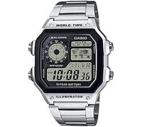 Orologio da uomo Casio Digital World Time WR100M AE-1200WHD-1AVDF AE-1200WHD-1AV