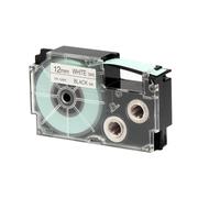 CASIO - XR-12WE1-W-DJ - Nastro - 12 mm x 8 mt - nero-bianco - Casio - 37085 - Conf. da 1 Pz. - XR-12WE1-W-DJ