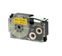 CASIO - XR-12YW1-W-DJ - Nastro - 12 mm x 8 mt - nero-giallo - Casio - 37084 - Conf. da 1 Pz. - XR-12YW1-W-DJ