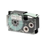 CASIO - XR-18X1-W-DJ - Nastro - 18 mm x 8 mt - nero-trasparente - Casio - 39243 - Conf. da 1 Pz. - XR-18X1-W-DJ