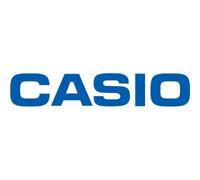 CASIO XR-6WE1, 1 rotolo di etichette autoadesive (0,6 cm x 8 m), nero su bianco