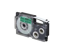 Casio XR-9GN1 - Cartuccia di ricambio per etichette autoadesive da 9 mm, colore: Nero su verde