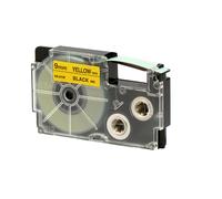 CASIO - XR-9YW1-W-DJ - Nastro - 9 mm x 8 mt - nero-giallo - Casio - 37081 - Conf. da 1 Pz. - XR-9YW1-W-DJ