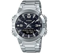 Casio Analogico e Digitale Ora Mondiale Telememo AMW-870D-1A 50M Orologio Uomo