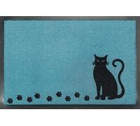 Casita Living Pezzi, Poliammide Retro: Vinile, Paws & Pause Blu, 50 x 75 cm