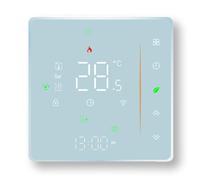 Caslant 006 Serie WI-FI Termostato - Termostato Programmabile Touch Screen per Riscaldamento Caldaia - Controllo Remoto Tramite Cellulare Funziona con Alexa, Google Home, IFTTT