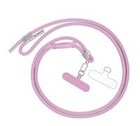 caslord Cordino per cellulare, 2 Patch Universali, Cordino per Telefono Regolabile con fibbia e gancio in metallo, Adatto a Tutti Gli Smartphone, Abbinabile a Qualsiasi Custodia - Oro Rosa