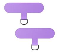 caslord Universal Patch*2, trasforma la custodia del tuo telefono in una catena telefonica, il TPU ultrasottile si adatta a tutte le custodie standard del telefono-Viola