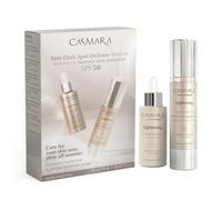 CASMARA - Confezione antimacchia viso con vitamina C e SPF 50 per rimuovere macchie e portare luminosità (Glow Siero + Crema schiarente)