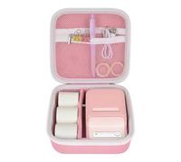 casmilee Borsa per stampante NIIMBOT B21, custodia per etichettatrice autoadesiva, etichettatrice Bluetooth, per stampante (rosa)