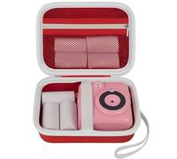 casmilee Custodia protettiva compatibile con fotocamera Kidizoom Print & ricarica carta, Creator Cam e Printcam accessori per fotocamera - solo borsa da viaggio, Colore: rosso, 19.2 x 14.6 x 9.5 cm
