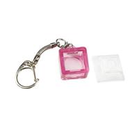 CASNO Ciondolo portachiavi traslucido per testare interruttori meccanici della tastiera strumento di sollievo dallo stress con DSA Keycap 1Set 20x20x12mm