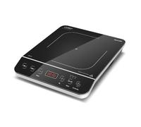 Caso 2008 Touch 2000 - Piastra di cottura a induzione, in vetroceramica, colore: Nero/Argento