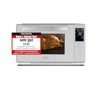 CASO Bake & Style 26 Touch - Forno di design, ideale per cuocere, arrostire, cuocere e grigliare, 9 programmi automatici, intervallo di temperatura da 30 a 230 °C, timer, con spiedo girevole e pietra
