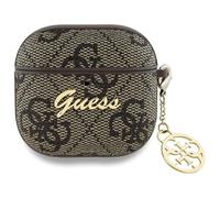 Caso CG Mobile Guess 4G Charm Collection per AirPods 4 (marrone)