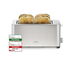 Caso Classico T 4 - Tostapane di design per 4 fette tostapane in acciaio inox