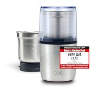 Caso Coffee Flavour Contenant supplémentaire en Acier inoxydable avec Un Couteau 4 Lames Argenté Tritatutto, 200 W, Acciaio Inossidabile Plastica