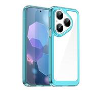 Caso Cover per Huawei Pura 80 Custodia,Materiale in TPU trasparente,Morbido antiscivolo liscio,Custodia protettiva Case cover -Blue(Transparent)