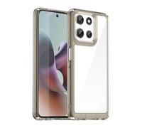 Caso Cover per Moto G66Y Custodia,Materiale in TPU trasparente,Morbido antiscivolo liscio,Custodia protettiva Case cover -Grey