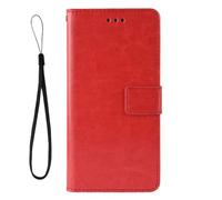 Caso Cover per UMIDIGI Bison,Custodia magnetica per telefono pieghevole in pelle PU compatibile con UMIDIGI Bison Cover con slot per schede -Red