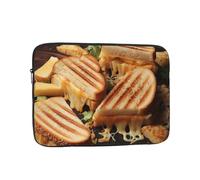Caso del computer portatile dei panini di formaggio 15 pollici, TSA manicotto del computer portatile antiurto custodia protettiva per notebook resistente all'acqua copertura per il trasporto del