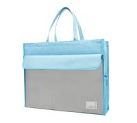 Caso Della Borsa Del Documento- 48.5x12x38cm Cartella Di Archivi Portatili | Borsa Di Archivio A3 Impermeabile | Borsa Di Archivio Di Documento | Valigetta Oxfo, blu, Consulte la descripción