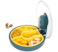 Caso dell'organizzatore della pillola Pillole Organizzatore Portapillole Tascabile - Portable viaggio quotidiano della medicina Dispenser Da Viaggio Medicinali Pill Organizer