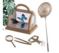 Caso di creatura | Kit di acquisizione esterno | Cancella un contenitore di con prese d'aria e una facile maniglia di trasporto per l'osservazione | Nature Toy per i bambini per studiar