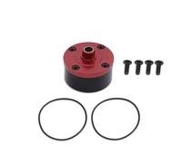 Caso di differenziazione di Metallo per 1/8 1/7 RC Crawler Sostituzione Drivetrain Parte Compatibile con Talion Outcast Infrazione Limitata(Red And Black)
