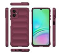 Caso di flip del telefono Custodia in silicone compatibile con Samsung Galaxy A06 5G, sottile, con protezione completa, resistente agli urti e ai graffi, con interno morbido in fibra floccata, compati