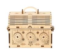 Caso di puzzle in legno 3D modello scatola del tesoro per desktop ornamento hobby bambini