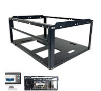 Caso di raffreddamento del case PC - Case da gioco per computer a -potenza, custodia di dissipazione del calore | Case PC compatta con installazione CAE, Great Performance Black Computer Cas, 17,72 x