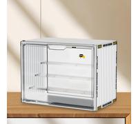 Caso di visualizzazione acrilico con porta per le raccolte di action figure