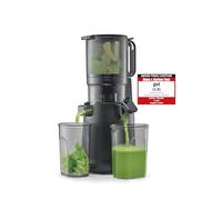 CASO Juice Fit Pro - Slow Juicer, vincitore del test: test casa e giardino, basso numero di giri (40 giri/min), grande apertura di riempimento di 130 mm Ø per frutta intera, nero