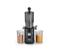 CASO Juice Fit Slow Juicer, succo delicato e delicato grazie alla bassa velocità (40 giri/min), Fill 'n Juice, grande apertura di riempimento di 105 mm di diametro, rimangono nutrienti e vitamine