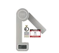 Caso KitchenEcostyle 3266 - Bilancia da cucina digitale con energia cinetica, non necessita di batterie, fino a 5 kg in incrementi di 1 g, ultra piatta, in acciaio inox