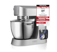 Caso km1200 Design Robot da Cucina con numerosi accessori, di alta qualità corpo in alluminio pressofuso, 1200 Watt, Ciotola in acciaio inox con 5.5 litri di capacità