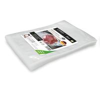 CASO Linea 3 Stelle Sacchetti Sottovuoto per Alimenti, 100 Buste 20 x 30 cm per macchine a campana, adatti alla cottura Sous Vide, senza BPA, spessore 90 μm, Made in Europe