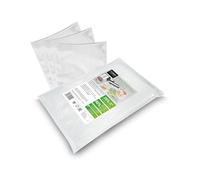 Caso Linea 4 Stelle Sacchetti Sottovuoto Goffrati per Alimenti, 60 Buste 20x30 cm per Tutti i Tipi di Macchine sottovuoto, Molto Resistenti e Anti-Strappo, Sous Vide, 150 µm, Senza BPA