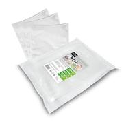 Caso Linea 4 Stelle Sacchetti Sottovuoto Goffrati per Alimenti, 60 Buste 25x35 cm per Tutti i Tipi di Macchine sottovuoto, Molto Resistenti e Anti-Strappo, Sous Vide, 150 µm, Senza BPA
