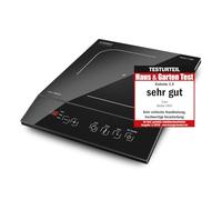 CASO Maitre 2400 - Piastra di cottura a induzione mobile, SmartControl su 12 livelli, 60-240°C, timer fino a 180 minuti, pentole fino a 26 cm, 2400 Watt, in vetroceramica