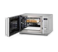 Caso Design 4038437033250 Microonde, Acciaio Inossidabile 18/8 Ceramica, Argento