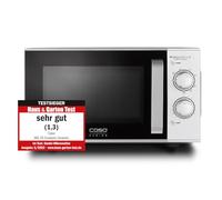 CASO - Forno Microonde MG 25 Ecostyle Capacità 25 Litri Potenza 900 Watt Colore Argento - SPEDIZIONE GRATUITA