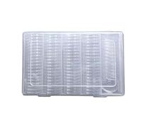 Caso portamonete, portamonete - 100 pezzi Scatola di visualizzazione in argento per il collettore | 4 dimensioni 20/25/27 / 30 mm Proteggere la guarnizione di protezione, custodie a maniche di pezzo p