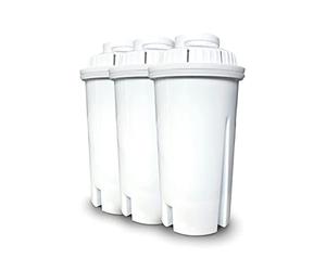 Caso - Set di 3 filtri per acqua calda in plastica, 11,5 cm, colore: Bianco
