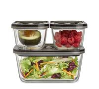 CASO VacuBoxx Eco Set - Set con 3 contenitori per alimenti 1500 ml + 2 x 500 ml