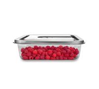 Caso VacuBoxx Inox XL 4.5 - Contenitore per alimenti sensibili alla pressione e liquidi, senza BPA, lavabile in lavastoviglie, congelatore
