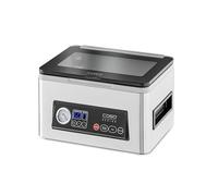 CASO VacuChef 50 - Aspirapolvere a camera in acciaio inox, 70 l/min, 4 camere, doppia saldatura (2 mm), funzione marinatura, con 30 sacchetti per sigillo, guarnizione di ricambio e tubo sottovuoto,